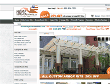 Tablet Screenshot of homeimprovementkits.com